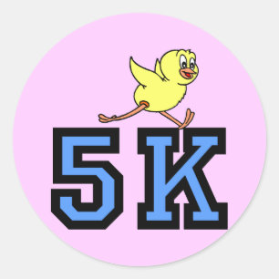 NIEDLICH 5 K RUNDER AUFKLEBER