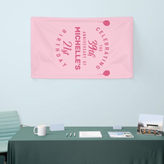 Niedlich 60. Geburtstag Personalisiert Banner (Messeveranstaltung)