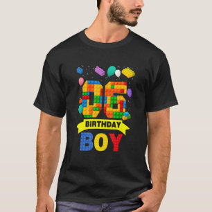 Niedlich 6. Geburtstag 6 Jahre alt Gebäude Boys T-Shirt