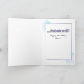 Niedlich 80 und fabulous für Ihr Blue Birthday Karte (Innenseite)