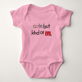 Niedlich aber Art des Übels Baby Strampler