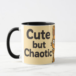 Niedlich, aber chaotisch - Funny & Adorotic Design Tasse
