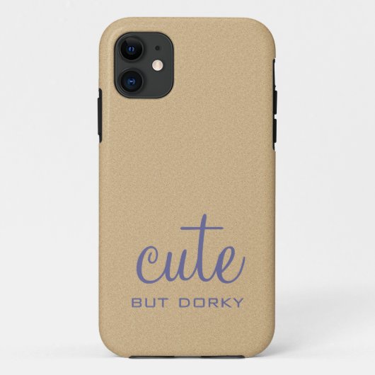 Niedlich aber Dorky iPhone 5 BT Fall Case-Mate iPhone Hülle (Rückseite)