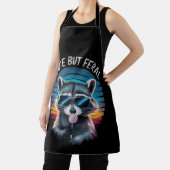 Niedlich aber Feral Funny Raccoon Schürze (InSitu)