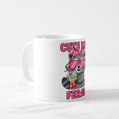 Niedlich aber Feral Kaffeetasse (Vorderseite Links)
