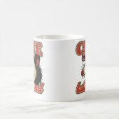 Niedlich aber Feral Possum: Vintager sarkastischer Kaffeetasse (Mittel)