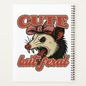 Niedlich aber Feral Possum: Vintager sarkastischer Planer (Rückseite)