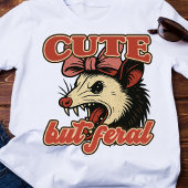 Niedlich aber Feral Possum: Vintager sarkastischer Sweatshirt