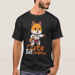 Niedlich, aber gefährlich Karate Taekwondo Judo Gi T-Shirt