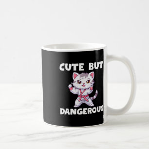 Niedlich aber gefährlich Karate Taekwondo Kitty Ca Kaffeetasse