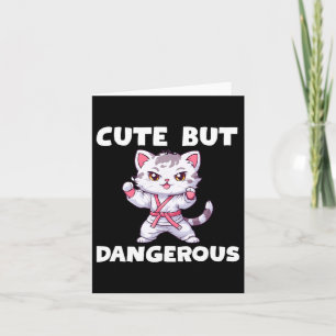 Niedlich aber gefährlich Karate Taekwondo Kitty Ca Karte