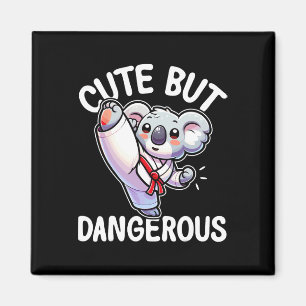 Niedlich, aber gefährlich Karate Taekwondo Koala K Magnet