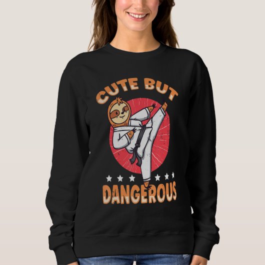 Niedlich, aber gefährlich sweatshirt (Vorderseite)