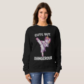 Niedlich, aber gefährlich sweatshirt (Vorne ganz)