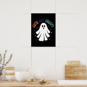 Niedlich, aber gruselig - Geist - Witziges Hallowe Poster (Küche)