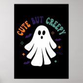 Niedlich, aber gruselig - Geist - Witziges Hallowe Poster (Vorne)