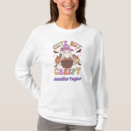 Niedlich, aber gruselig, Girly Ghost halloween T-Shirt