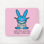 Niedlich aber psychisch mousepad (Mit Mouse)