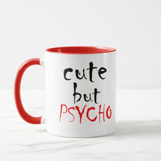 niedlich aber psychisch tasse (Links)