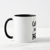 Niedlich, aber Psycho/Einhorn Tasse (Links)