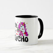 Niedlich, aber Psycho/Einhorn Tasse (VorderseiteRechts)