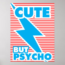 Niedlich aber Psycho Poster