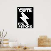 Niedlich aber Psycho Poster (Küche)