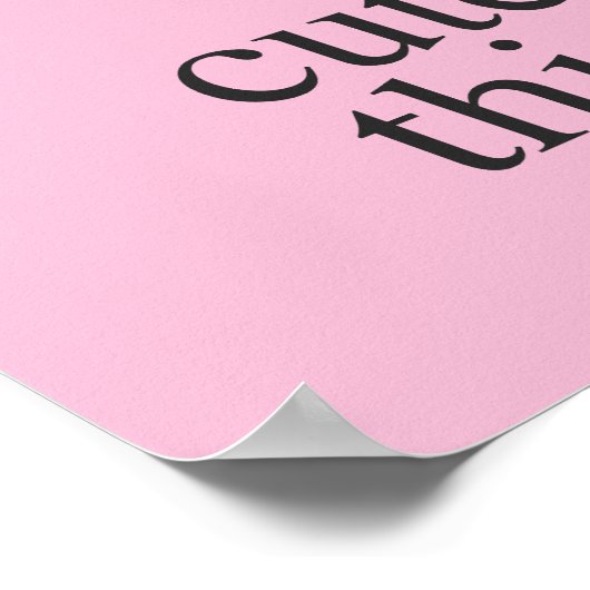 Niedlich, aber Psycho Poster (Ecke)