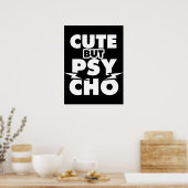 Niedlich aber Psycho Poster (Küche)