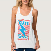 Niedlich aber Psycho Tank Top (Vorderseite)