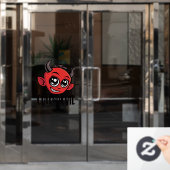Niedlich aber schlecht fensteraufkleber (Büro Tür)