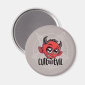 Niedlich aber schlecht magnet (Vorderseite/Rückseite)