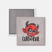 Niedlich aber schlecht magnet (Vorderseite/Rückseite)