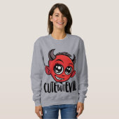 Niedlich aber schlecht sweatshirt (Vorne ganz)
