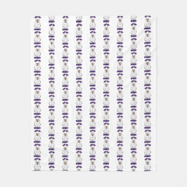 Niedlich, aber Spooky Halloween Ghost Holing a Pum Fleecedecke