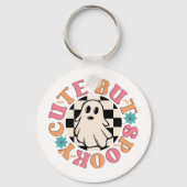 niedlich, aber spukhaft schlüsselanhänger (Vorderseite)