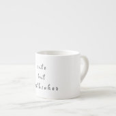 niedlich, aber überdacht espressotasse (Vorderseite Rechts)