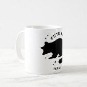 Niedlich aber Wilder Tiergeist Tasse behalten, Wil (Vorderseite Links)