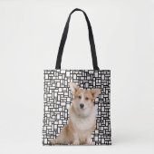 Niedlich Abstrakt Corgi Tasche (Vorderseite)