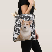 Niedlich Abstrakt Corgi Tasche (Von Nahem)