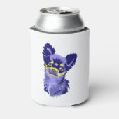 Niedlich Abstrakter Chihuahua Cooler Dosenkühler (Kanne Rückseite)