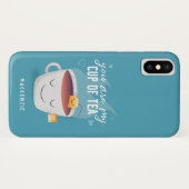 Niedlich addieren meine Tasse Tee | Namen Case-Mate iPhone Hülle (Rückseite (Horizontal))
