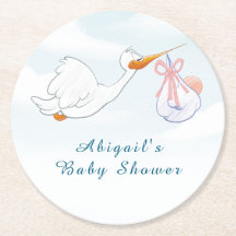 Niedlich Adorable Birds Carry Girls Babydusche