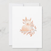 Niedlich Adorable Bunny Girls Einladung zum 1. Geb (Rückseite)