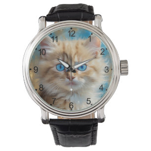 Niedlich Adorable Cat-37823 Armbanduhr