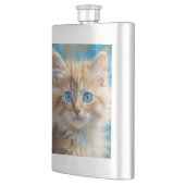 Niedlich Adorable Cat-37823 Flachmann (Links)