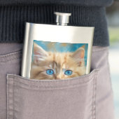 Niedlich Adorable Cat-37823 Flachmann (Beispiel)