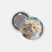 Niedlich Adorable Cat-37823 Magnet (Vorderseite/Rückseite)