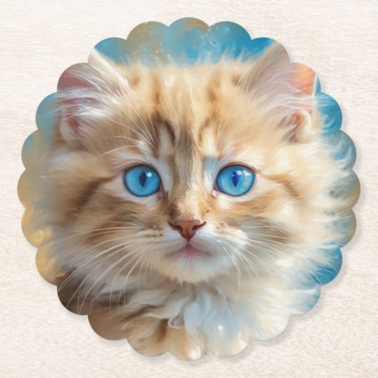 Niedlich Adorable Cat-37823 Untersetzer (Vorderseite)