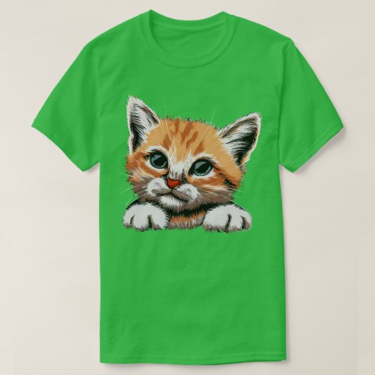 Niedlich Adorable Cat 3 T-Shirt (Design vorne)